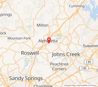 Map of 30005, Georgia