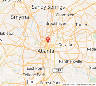 Map of 30309, Georgia