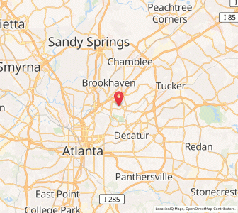 Map of 30329, Georgia