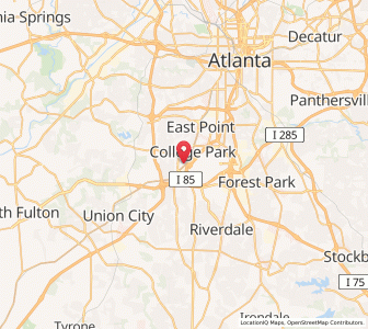 Map of 30337, Georgia