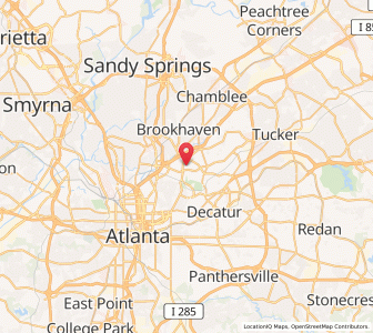 Map of 30347, Georgia