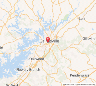 Map of 30504, Georgia