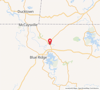 Map of 30559, Georgia