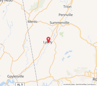 Map of 30730, Georgia