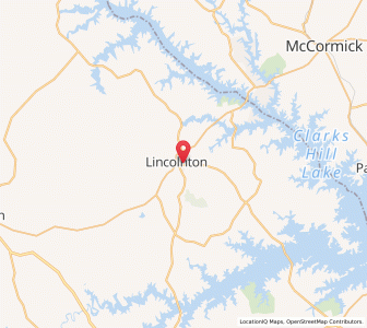 Map of 30817, Georgia