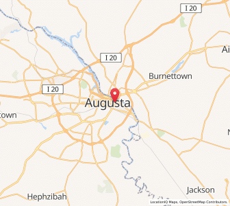 Map of 30913, Georgia