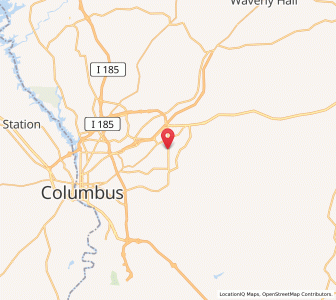 Map of 31901, Georgia