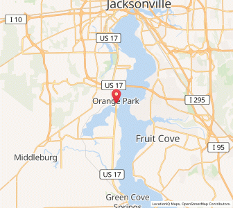 Map of 32003, Florida