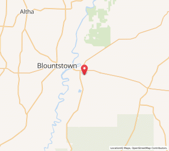 Map of 32321, Florida