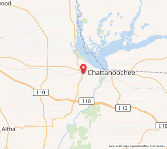 Map of 32460, Florida