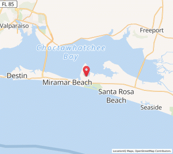 Map of 32550, Florida