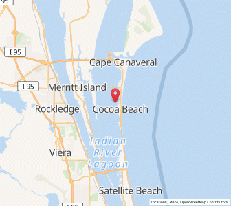 Map of 32931, Florida