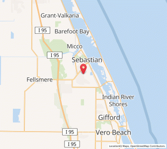 Map of 32976, Florida