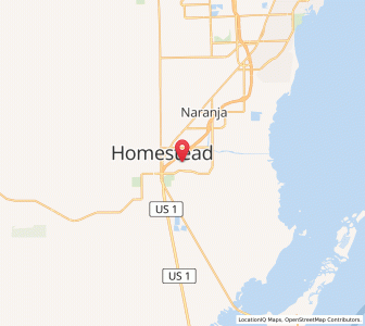 Map of 33034, Florida