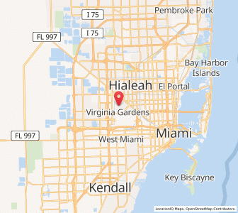 Map of 33166, Florida