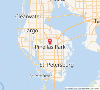 Map of 33782, Florida