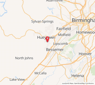 Map of 35023, Alabama