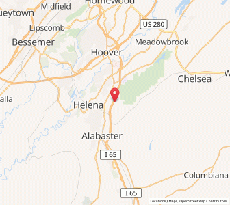 Map of 35124, Alabama