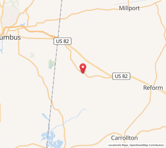 Map of 35461, Alabama