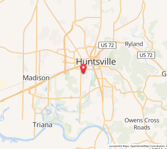 Map of 35813, Alabama