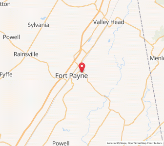 Map of 35967, Alabama