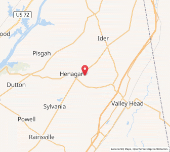 Map of 35978, Alabama
