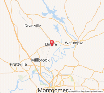 Map of 36025, Alabama