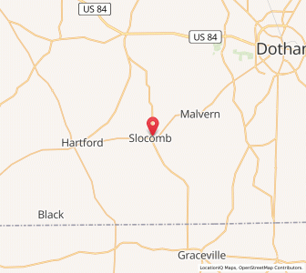 Map of 36375, Alabama