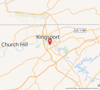 Map of 37664, Tennessee