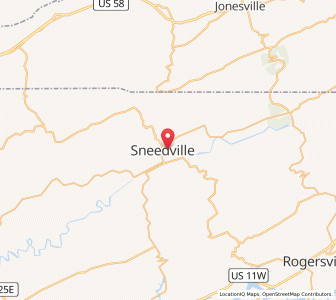 Map of 37869, Tennessee