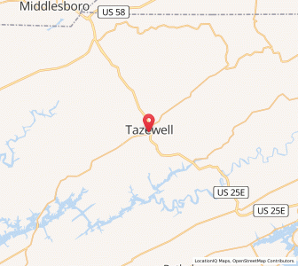 Map of 37879, Tennessee