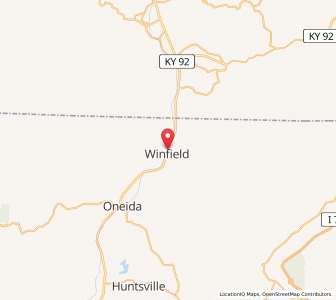 Map of 37892, Tennessee