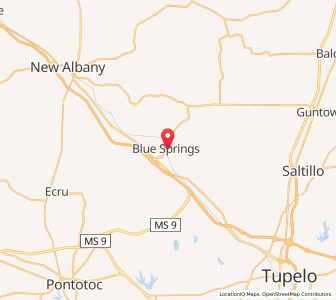Map of 38828, Mississippi
