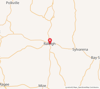 Map of 39153, Mississippi