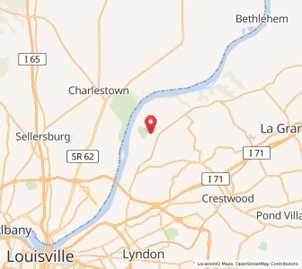 Map of 40026, Kentucky