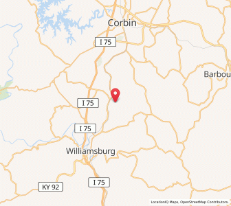 Map of 40759, Kentucky