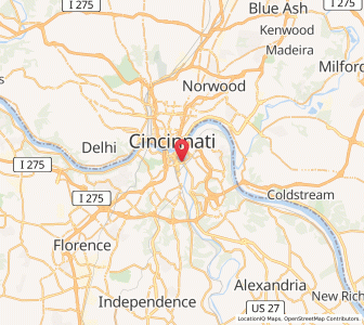 Map of 41011, Kentucky