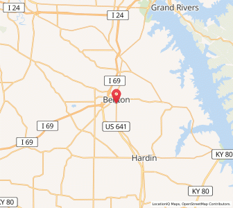 Map of 42025, Kentucky