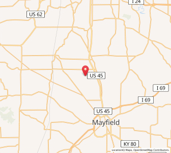 Map of 42051, Kentucky