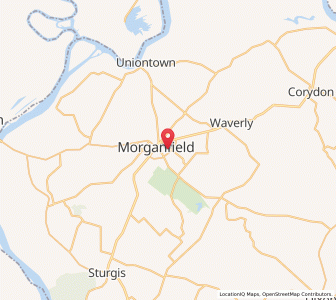 Map of 42437, Kentucky