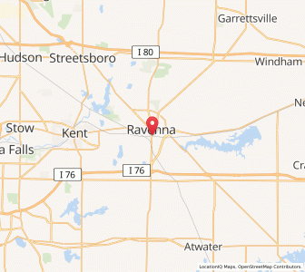 Map of 44266, Ohio