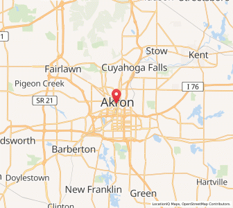 Map of 44319, Ohio