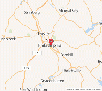 Map of 44663, Ohio