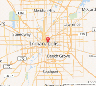 Map of 46225, Indiana