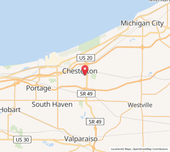 Map of 46304, Indiana