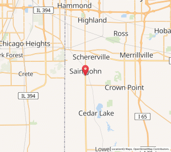 Map of 46373, Indiana