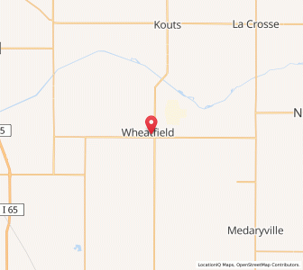 Map of 46392, Indiana