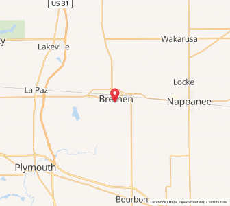 Map of 46506, Indiana