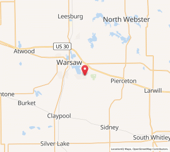 Map of 46590, Indiana