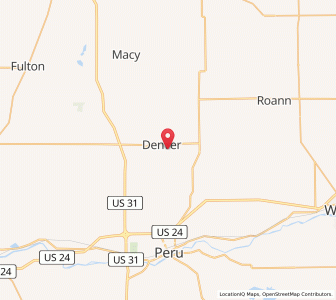 Map of 46926, Indiana